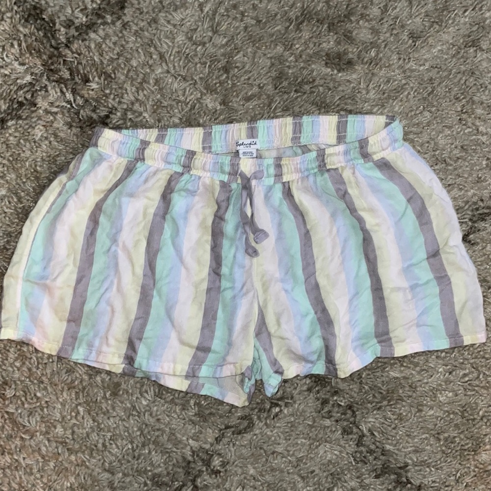 Splendid Striped Sleep Shorts - size large